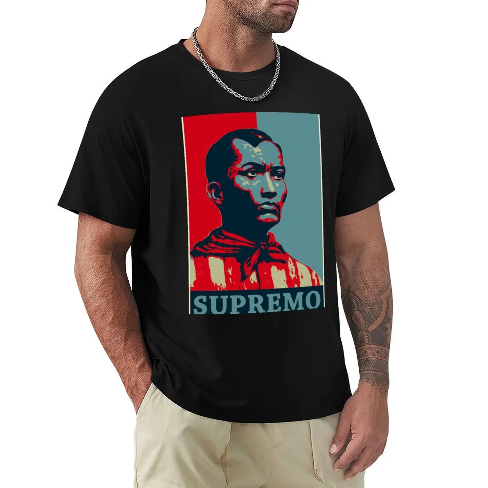Andrés Bonifacio - Supremo: Camiseta inspirada en Shepard Fairey, camiseta deportiva de alta elasticidad