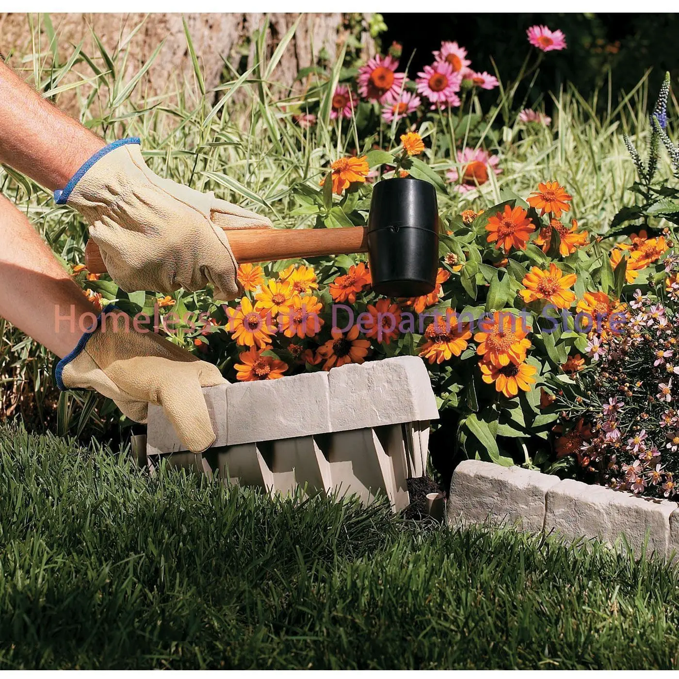 Garden Gardening Supplies Imitation Stone Fence Fence Stone Edging