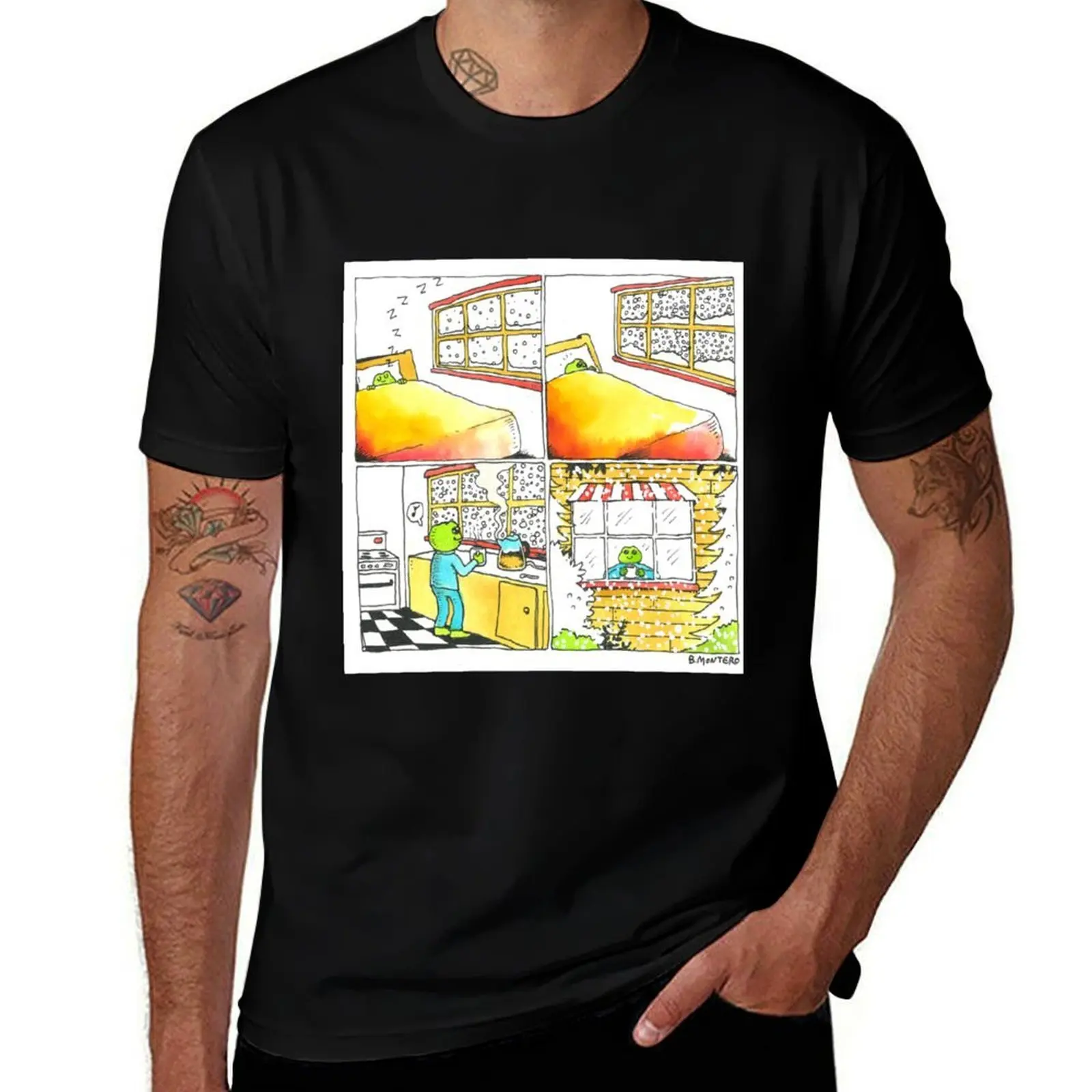 Snow Day T-Shirt Work Daily Short Sleeve Top