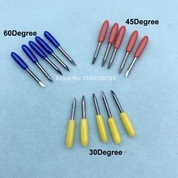 10PCS Mimaki Cutting Cemented Carbide Blade For Mimaki CG-60SR CG-60ST CG-130SR CG-160 CJV30 CJV150 Knife Blade 30/45/60 Degree