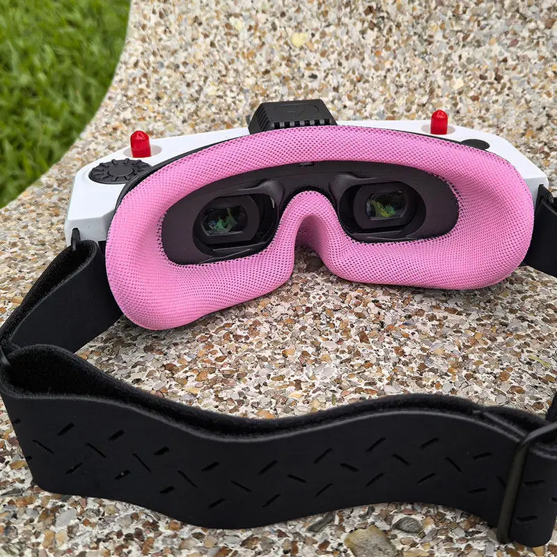 Sponge Eye Mask For HDZERO Goggle2 Breathable Replacement Face Cover Adjustable Sport Headband FPV Goggle Accessories