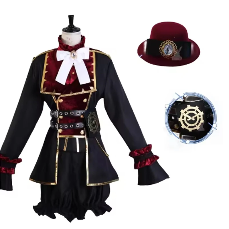 

Anime Ensemble Stars Cosplay Valkyrie Enstars Nito Nazuna Wig Theatre Uniform Cosplay Costume Halloween Party Role Play Suit
