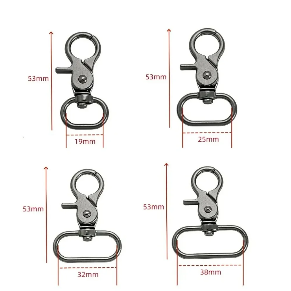 5/20/50Pcs 19/38mm Metal Buckle Swivel Lobster Clasp for Bag Strap Chain Dog Collar Carabiners Trigger Snap Hook DIY Accessories