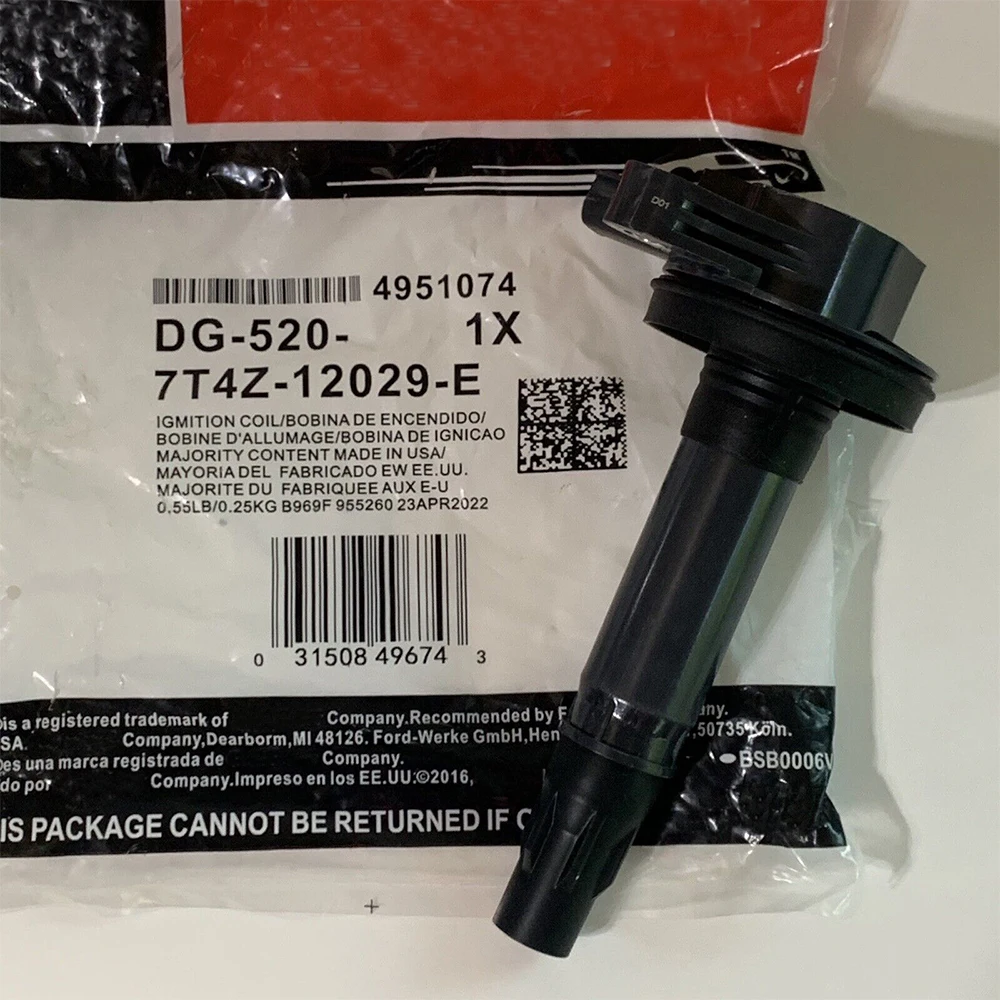 1/8PCS Ignition Coil DG520 DG-520 7T4Z-12029-E 7T4Z12029E For Mazda 2007-2013 Lincoln Mercury Edge 3.5/3.7L UF553 GN10237 UF595