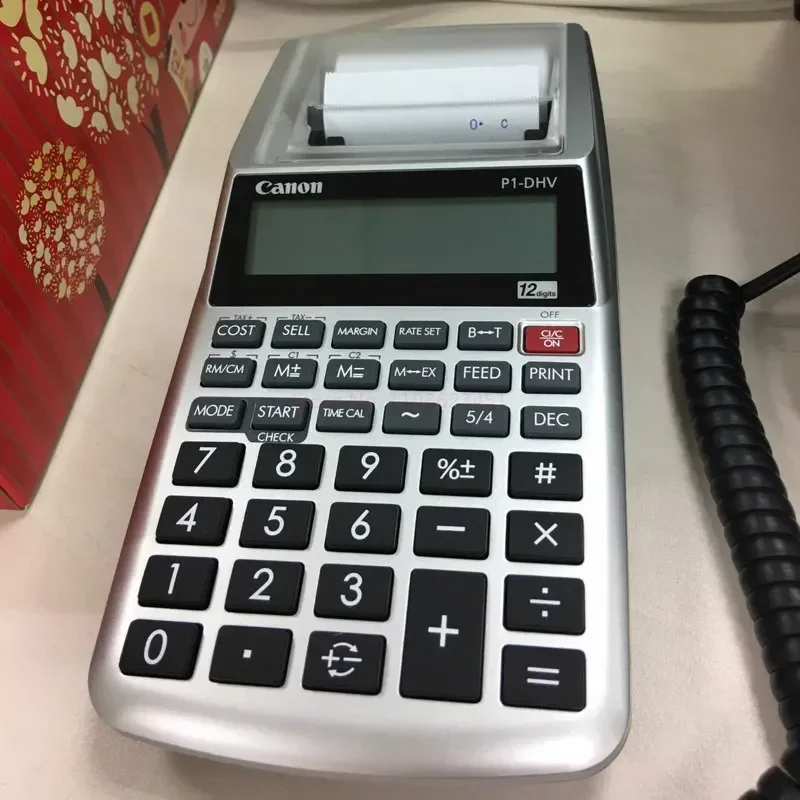 Paper Output Calculator Bank Accounting Financial Printing Computer Authentic P1dhvg Ink Wheel Monochromatic Printing Calculator