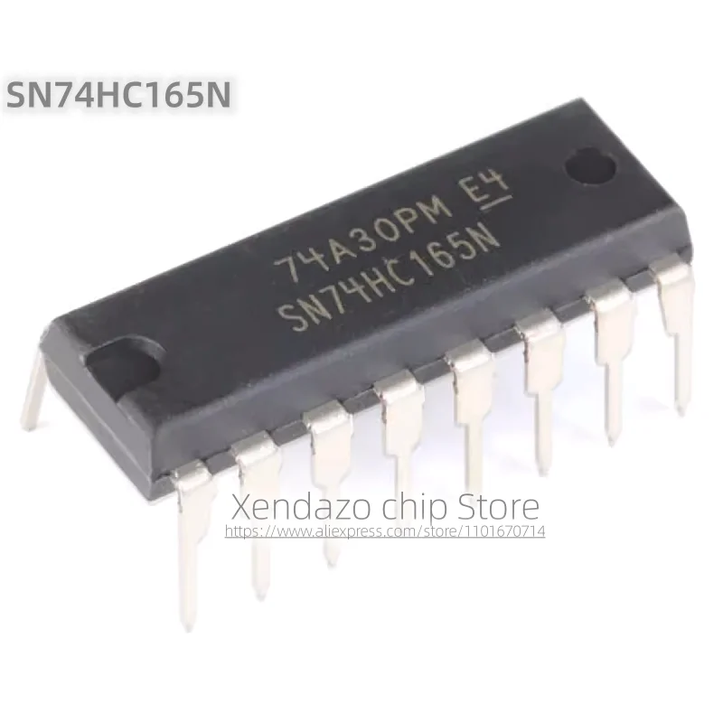 10pcs/lot SN74HC165N DIP-16 package Original genuine Shift register 8-bit parallel loading logic chip