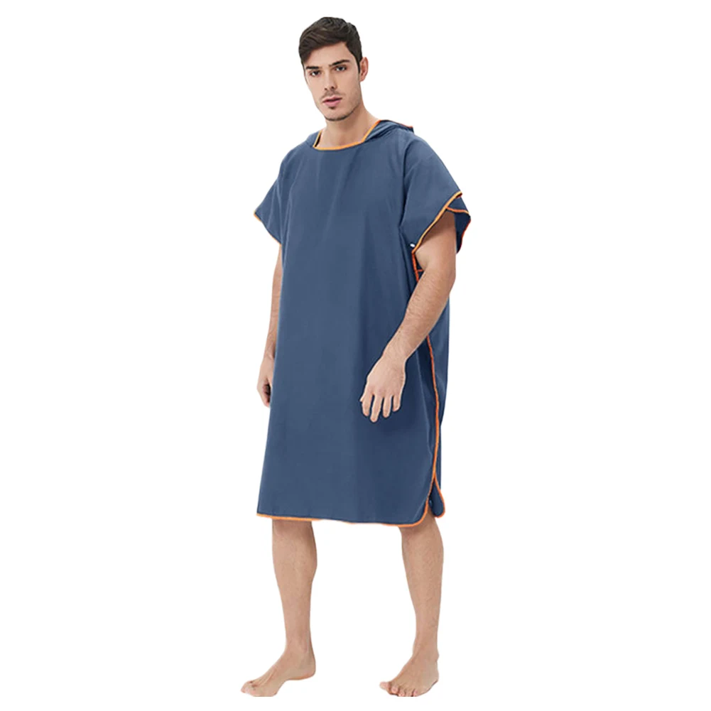 Poncho de surf unissex, roupão de microfibra à prova de vento, toalha de poncho de microfibra, roupão de surfista para surf, natação e mergulho