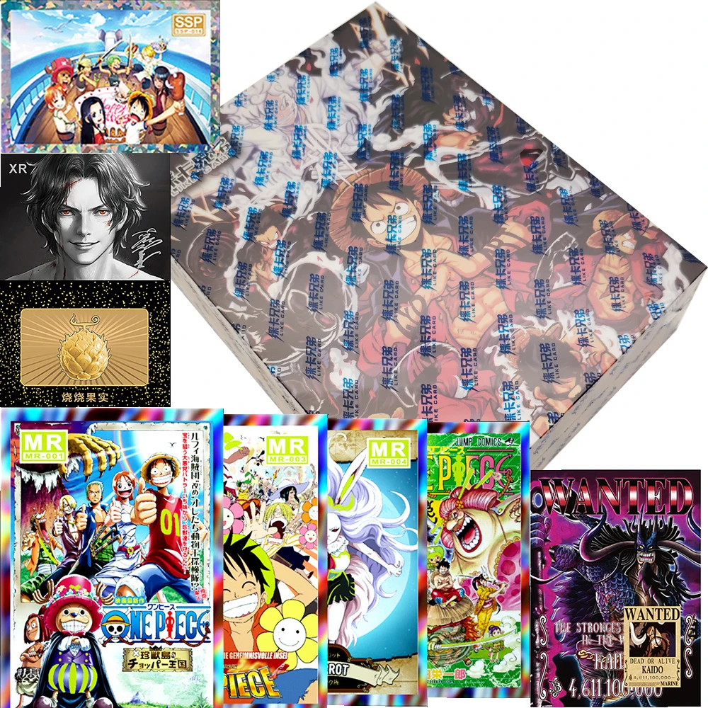 

High Score Adventure Anime One Piece Collection Card for Friends Charming Characters HD Craftsmanship Puzzle Cards Holiday Gifts