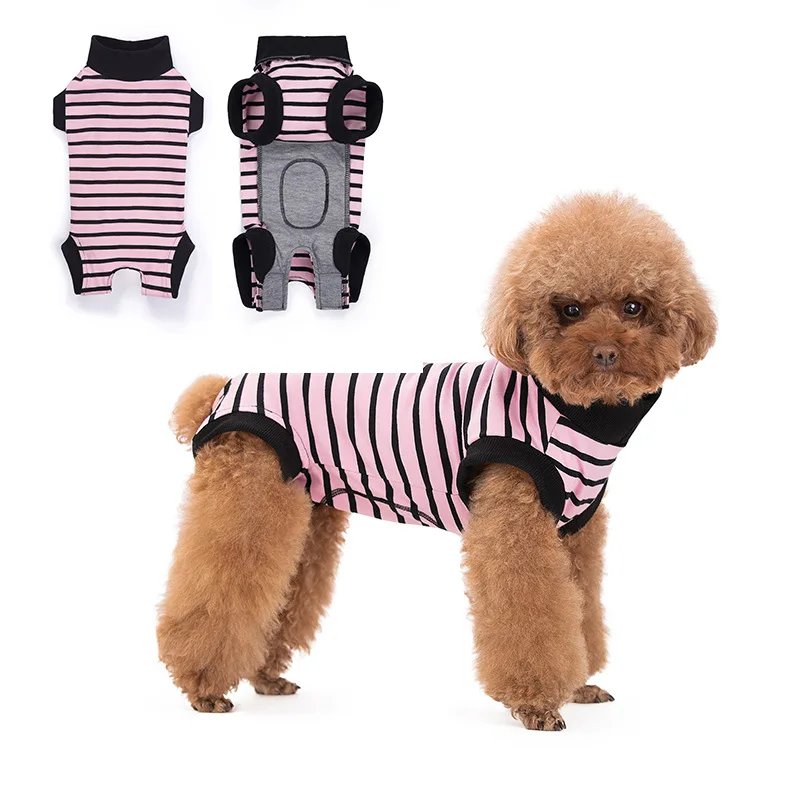 Dog Recovery Suit with Belly Protector, Post-Op & Weaning Nursing Vest for Small, Medium & Large Breeds, Poodle Pet Clothes
