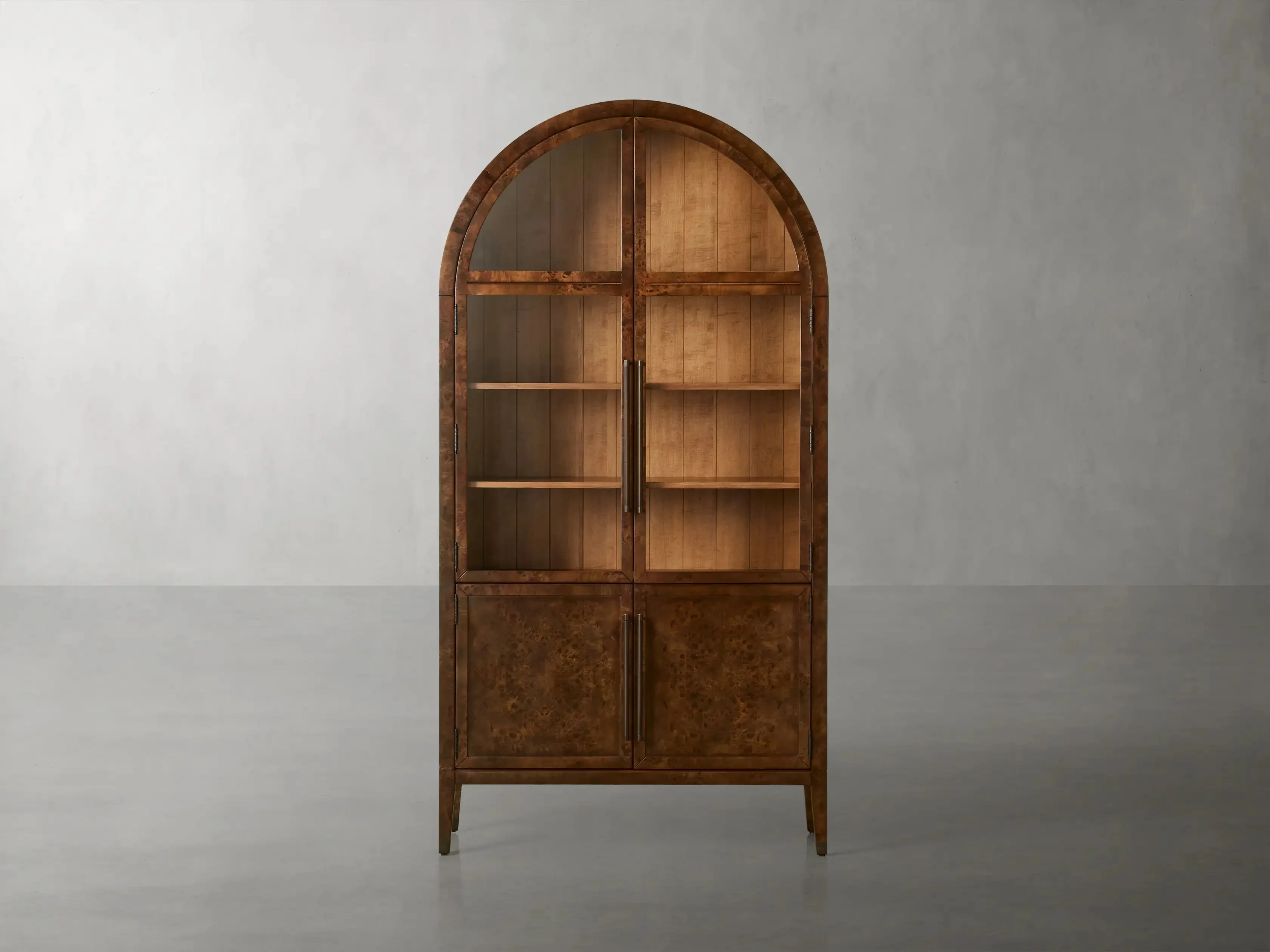 American-style Solid Wood Bookcase, Tableware Cabinet And Storage Cabinet