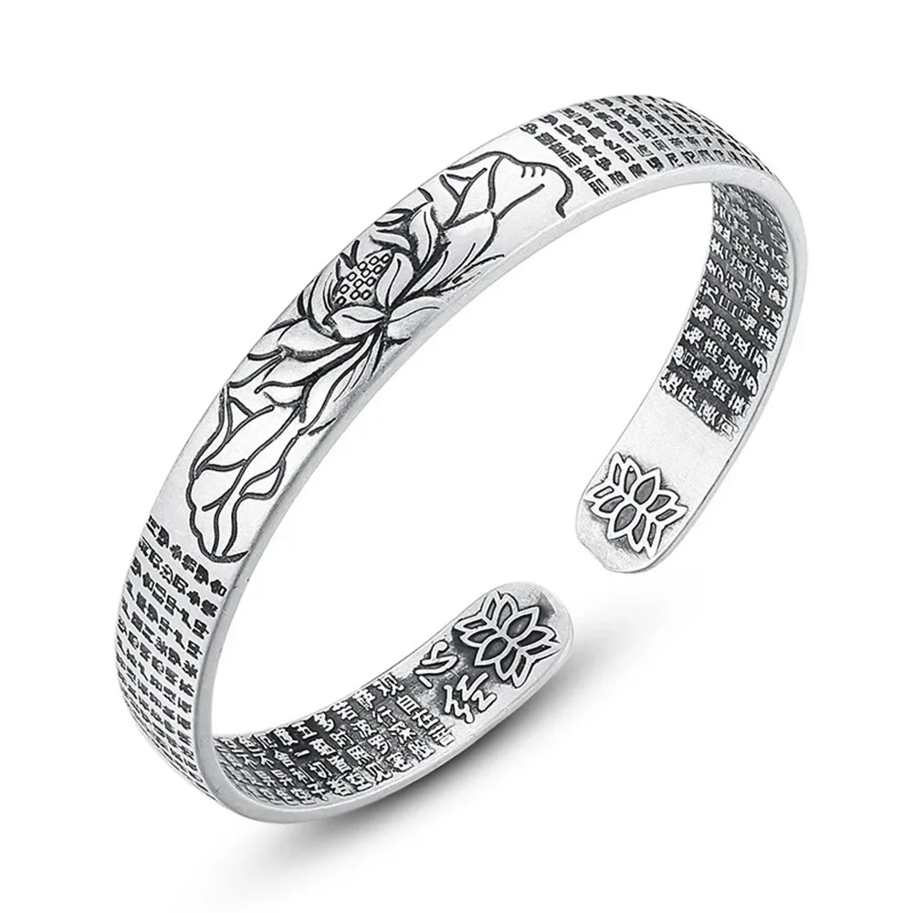925 Sterling Silver Bracelet For Women men Fashion Wedding Party Cute Lady Handmade weaving Jewelry adjustable retro Beautiful