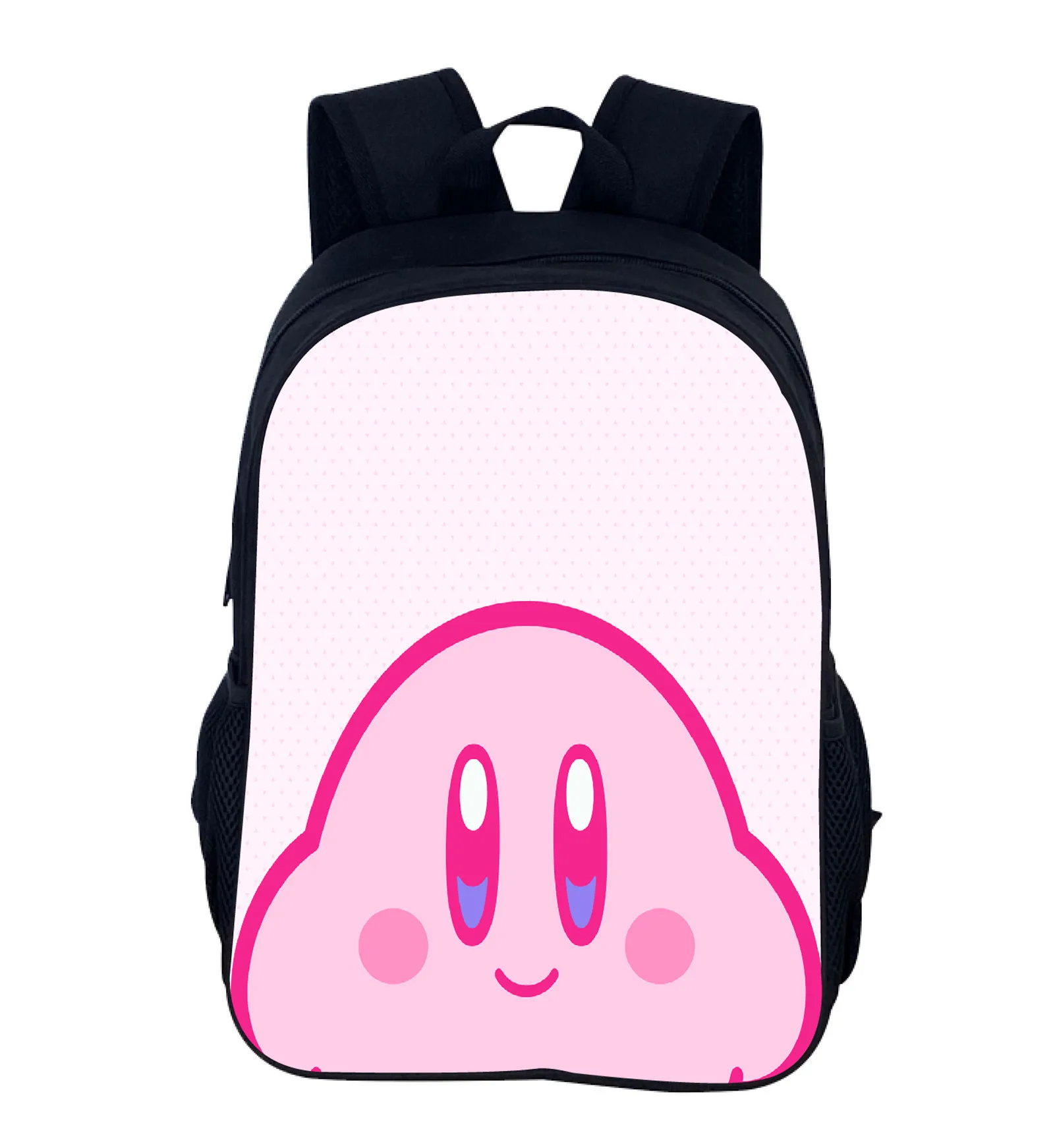 Student Kirby Canvas Bookbag Casual Daypack,Adjustable Backpack Trendy Schoolbag for Kid