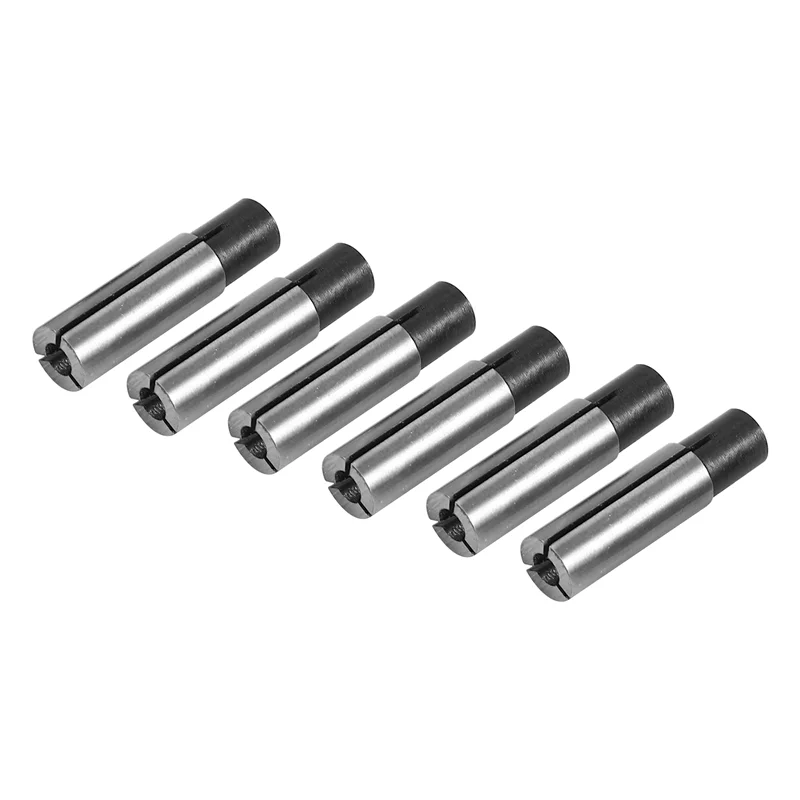 

【Popular】6Pcs 1/4 Inch To 1/8 Inch Cnc Engraving Bit Router Adapter Convert For Engraving Machine Tool
