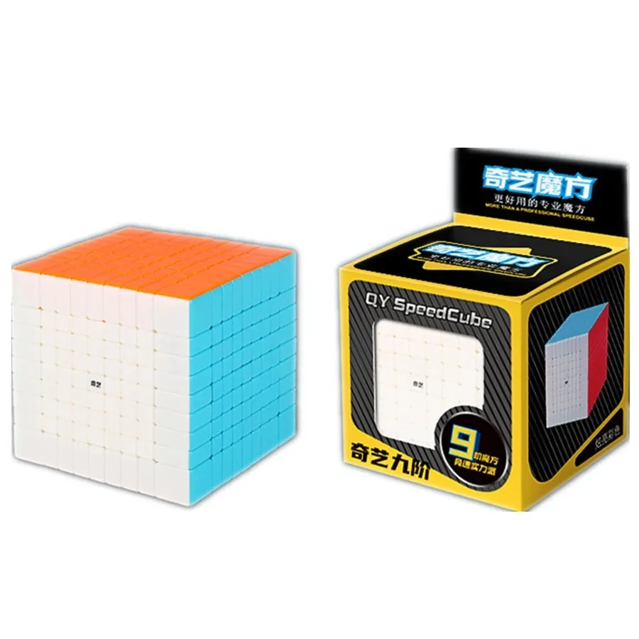 Qiyi 9x9 Speed Magic Cube 9 strati Qiyi Mofangge 9x9x9 Puzzle Antistress professionale giocattoli bambini Cubo Magico