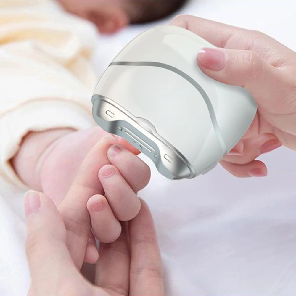 Electric Automatic Nail Clippers With Light Trimmer Nail Cutter Manicure For Baby Adult Care Scissors Body Tools