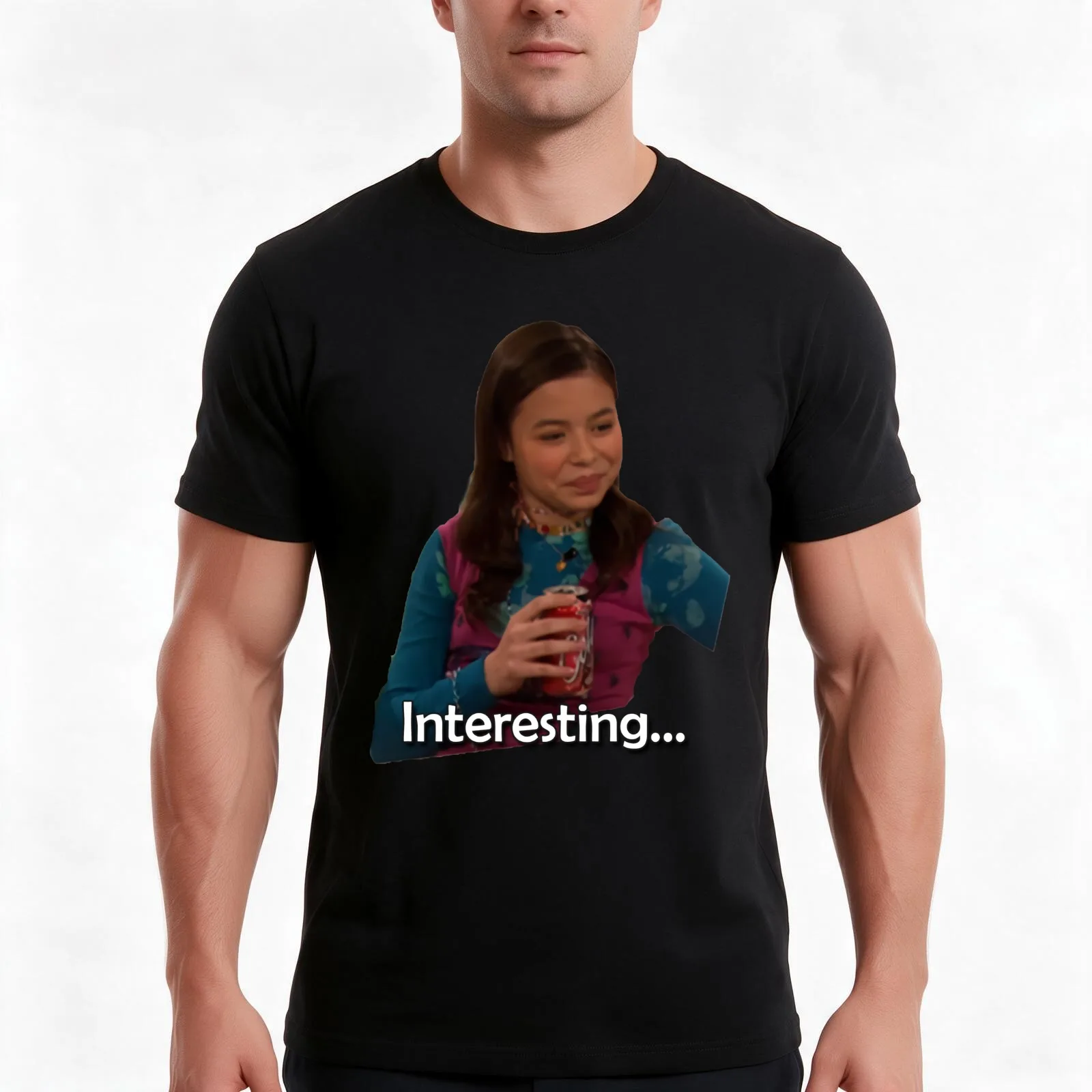 Megan Interesting meme T-Shirt, Summer Casual Cotton Tee, Oversized Streetwear Tops, Vintage Graphic Print, Unisex Men Women