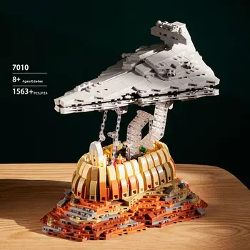 帝國飛越傑達城,星際航空母艦 1563 塊積木飛機模型套裝,適合成人和兒童,是送給孩子的好禮物。 8 最佳銷售 樂高星際大戰UCS - №6