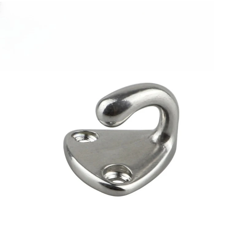 Stainless steel 316 yacht anti-collision ball hook, fish library life buoy fixing hook, marine hardware, hook coat hook