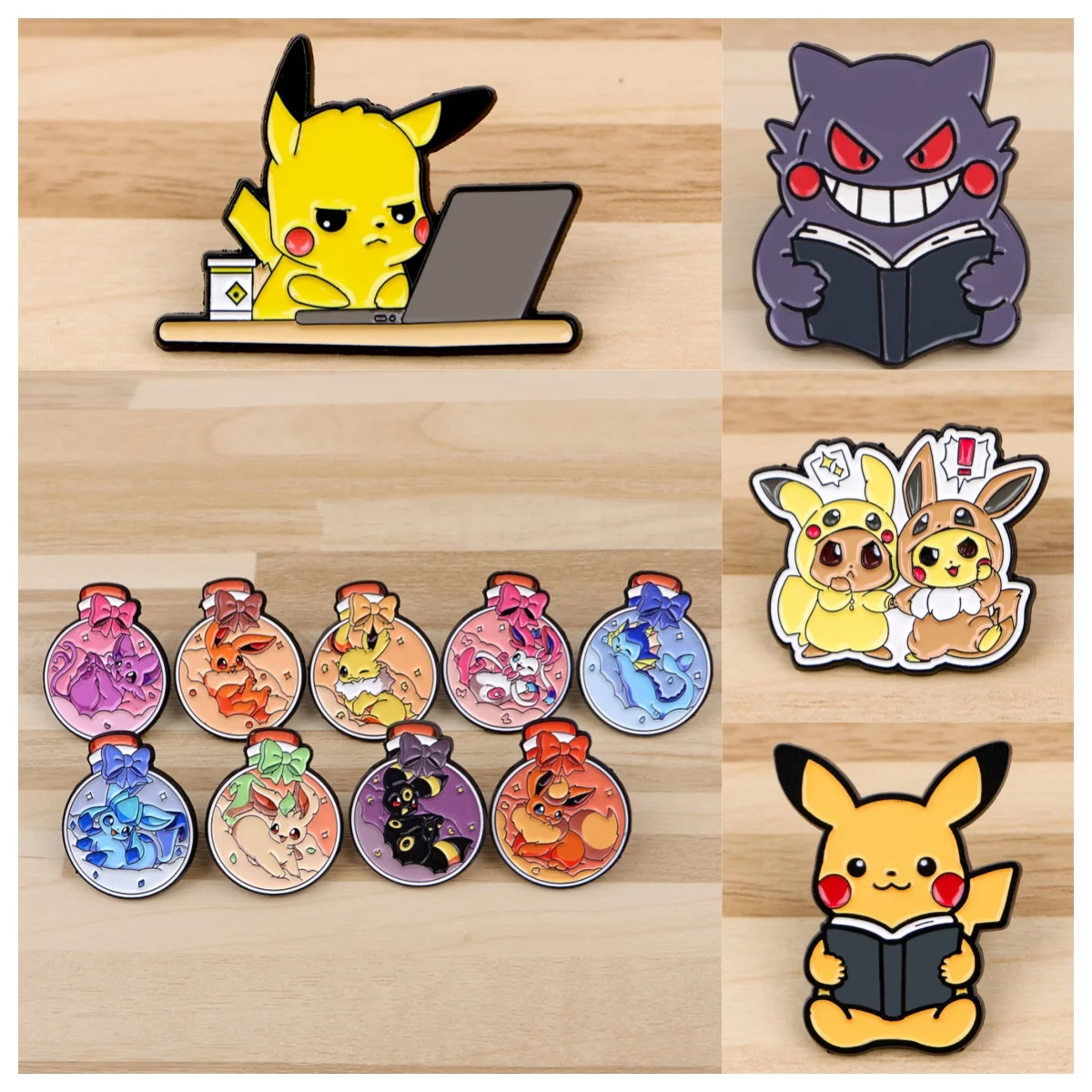 

Cute Cartoon Elf Enamel Brooches Anime Character Lapel Pin Badge on Backpack Clothing Accessories Fashion Jewelry Friends Gifts