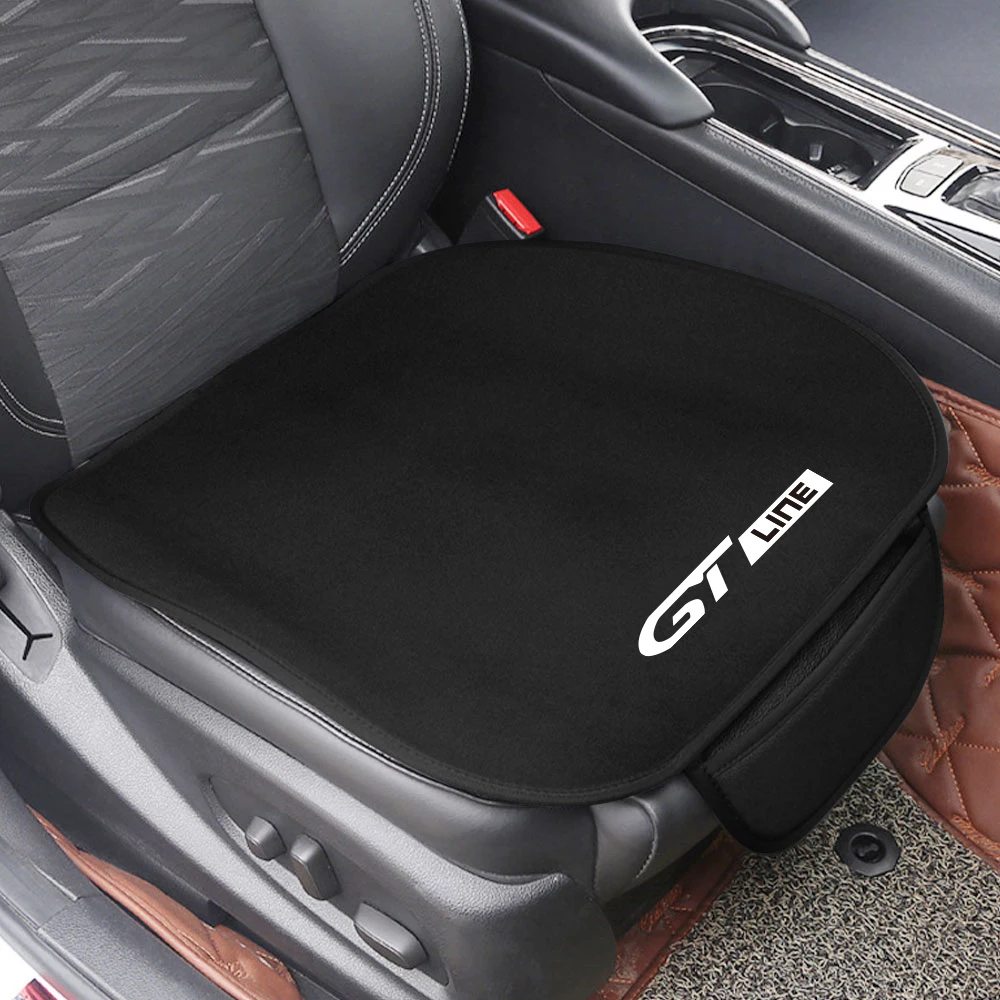 3Pc/Set Car Front Back Seat Cushion Protector Pad For Peugeot GT GTLine RCZ 307 308 508 3008 5008 2008 206 207 208 407 106