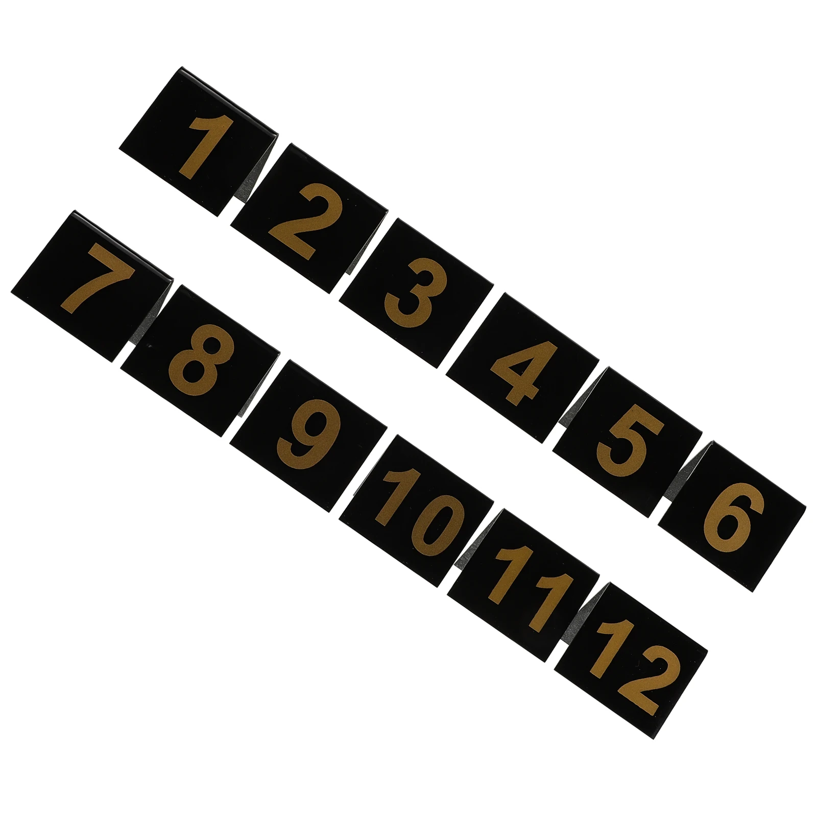 

12pcs Number Markers Werewolf Game Props Detective Party Accessories Crime Scene Decorations Halloween Mystery Event Supplies
