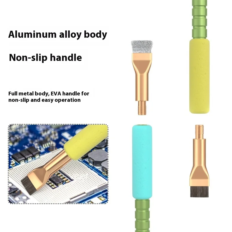 

TE-154 Чистящая щетка для полировки материнской платы IC Щетка для удаления клея IC PCB BGA Электрическая щетка для ремонта телефона