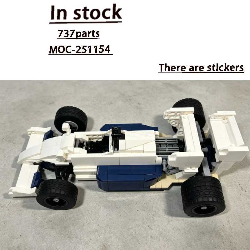 MOC-251154 New Classic Sports Iconic Racing Car Building Block Model 737 Parts MOC Holiday Educational Christmas Toy Gift