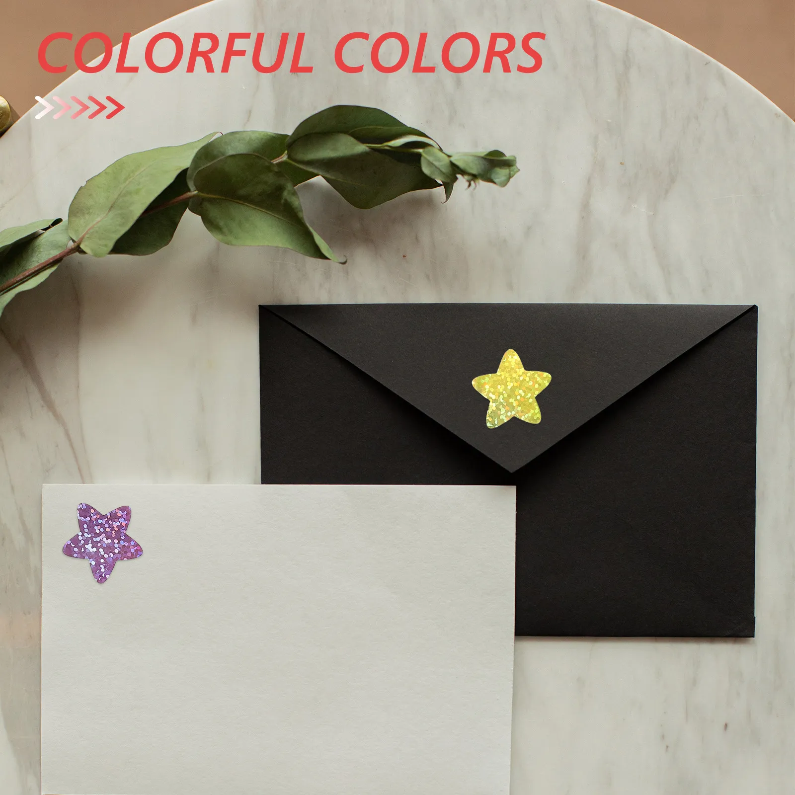1 Roll Five-Point Star Sticker Removable Reward Stickers for Kindergarten Classroom Motivational Incentive Stationery
