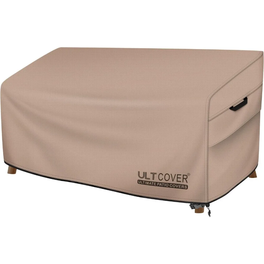 

Waterproof Outdoor Loveseat Cover 60x35x35 Inch, 2-Seater Sofa Protector with Air Vents