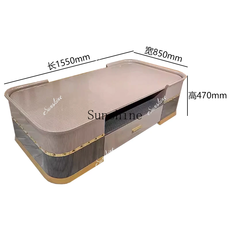 

Light luxury leather sofa villa living room high-end large apartment high backrest luxury atmosphere TF