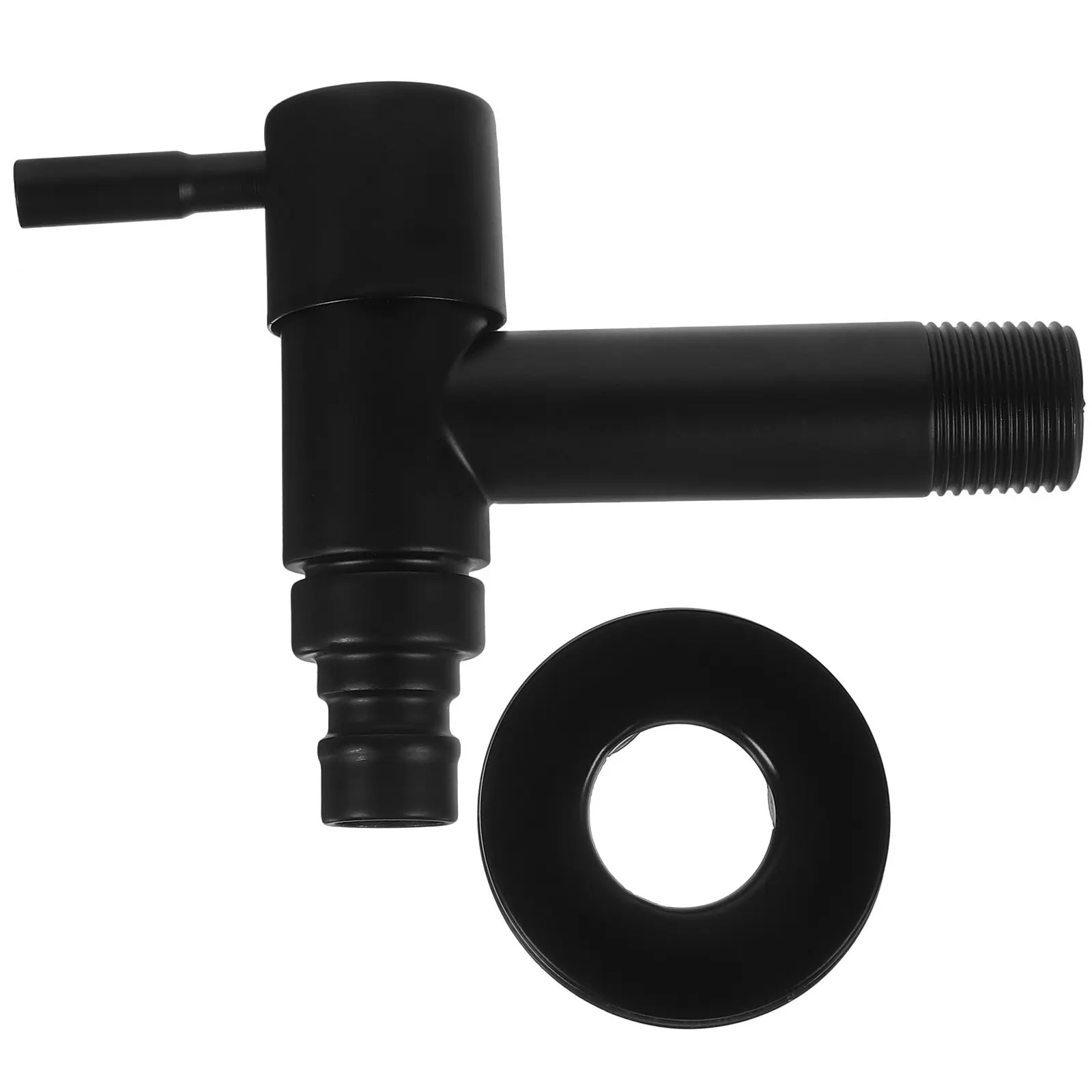 Stainless Steel Quick Open Faucet Single Hole Water Tap for Bathroom Laundry Sink Washing Machine