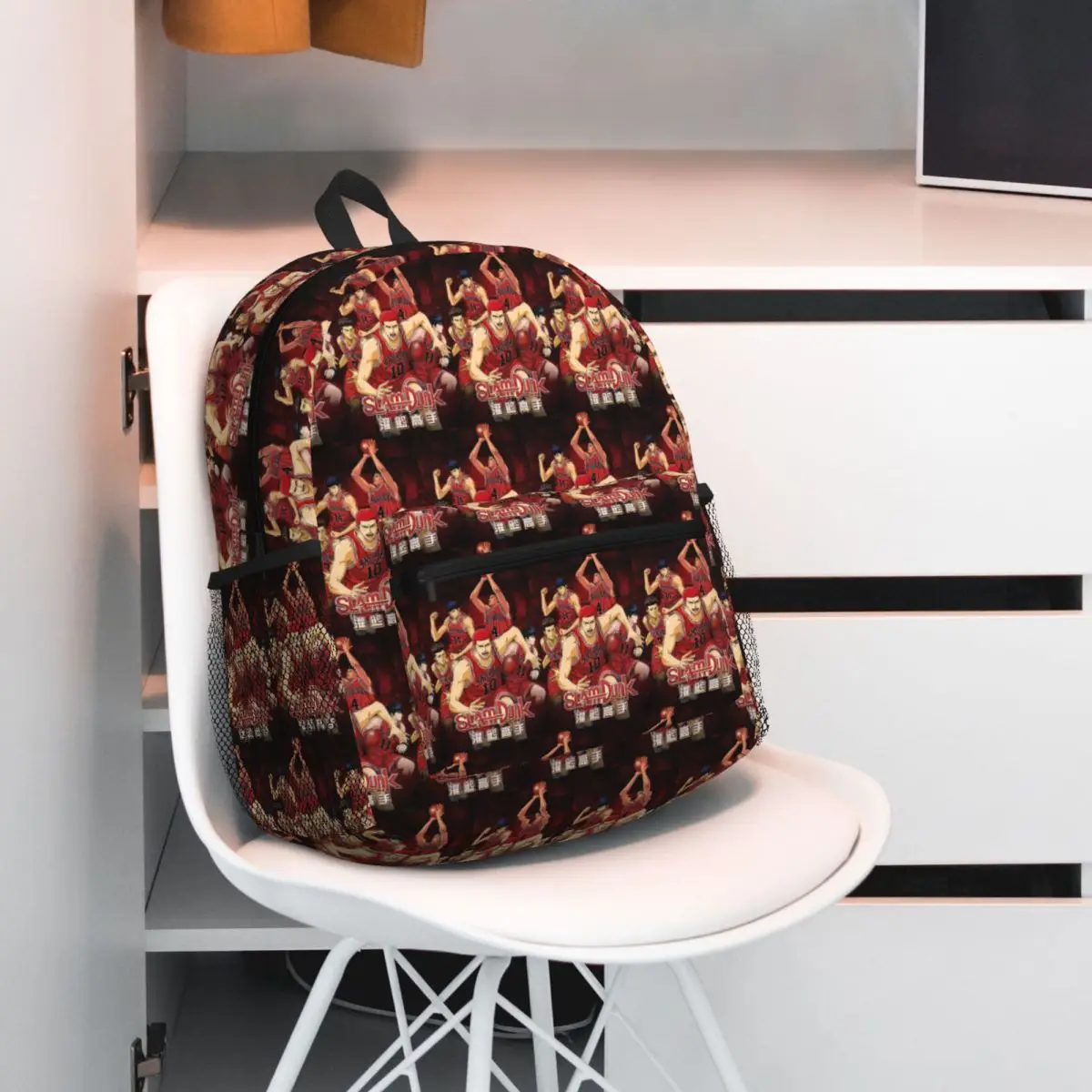 

Студенческий рюкзак в стиле аниме Slam Dunk, школьная сумка, походный дорожный рюкзак для мальчиков и девочек, модная сумка для книг, сумки на плечо