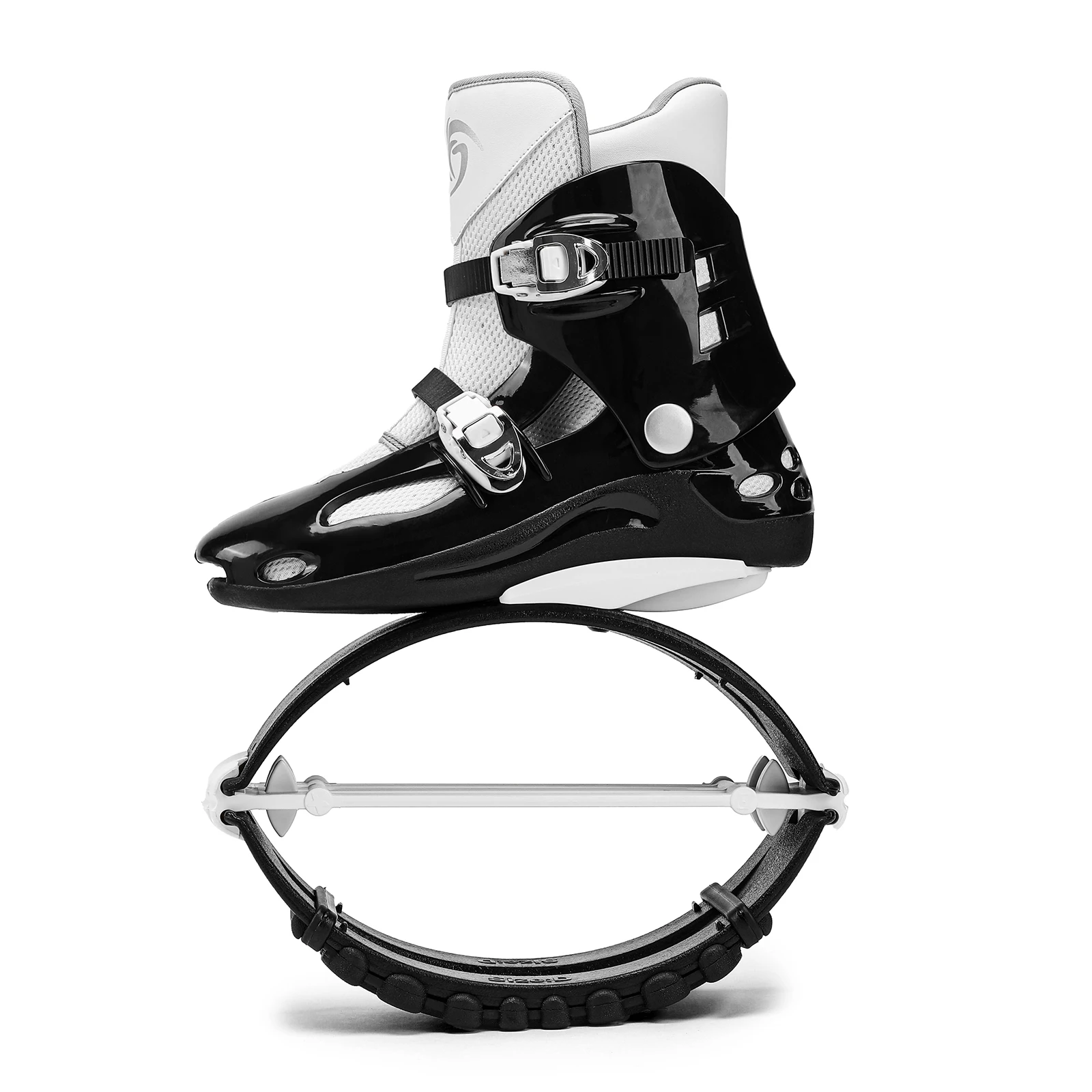 TFAN JUMP Kangoo Jumps Rebound Boots Black White Multi Sizes Jumping Bounce Shoes Kids Adults Toning Fitness Trainer