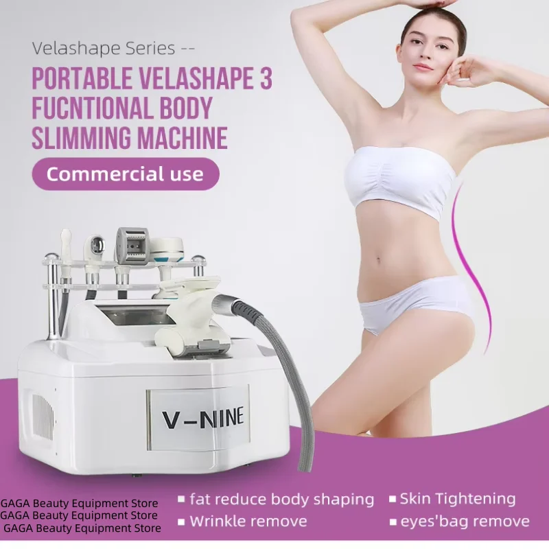 

Portable V9 Vela Body Shape Weight loss Vacuum 80K Cavitation Slimming Roller Shaping Massage Machine Fat Removal Face lift 2025