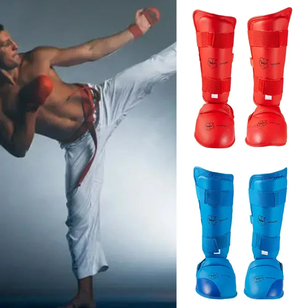 

Taekwondo Karate Boxing Leg Hand Foot Protector Set Boxing Gloves Sparring Gear Shin Guard Sports MMA Kids Adults Equipment