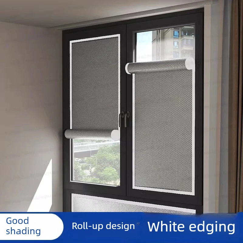 1 Stück Fenster-Sonnenschutzfolie, Sonnenschutzmatte für Zuhause, Aluminiumfolie Anti-UV Isolierfolie, Fenster-Sichtschutzfolie, Sonnenschutz