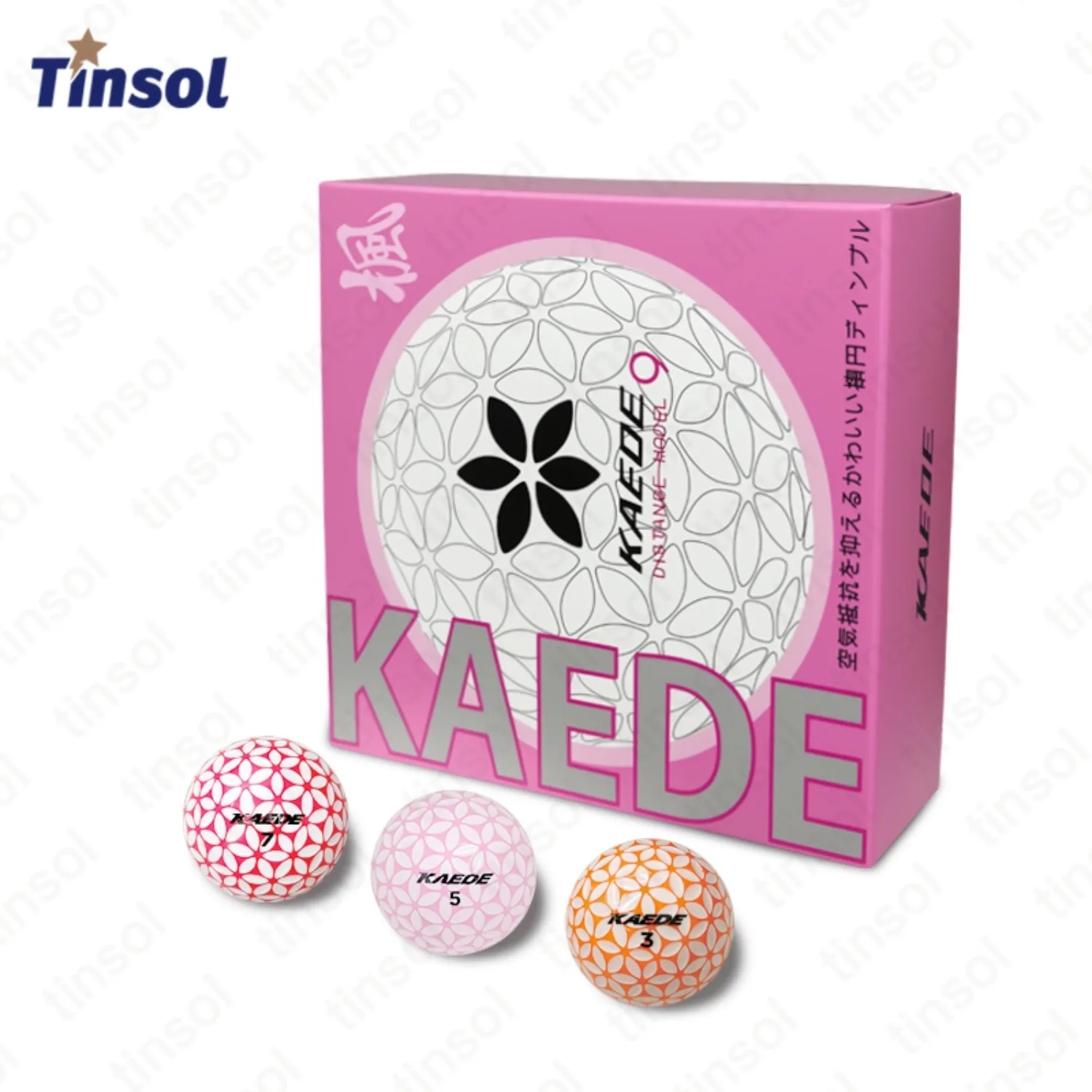 9pcs-cherry-blossom-golf-double-decker-long-distance-women's-golf-cherry-blossom-petal-wind-tunnel-design-reduces-wind-resistan