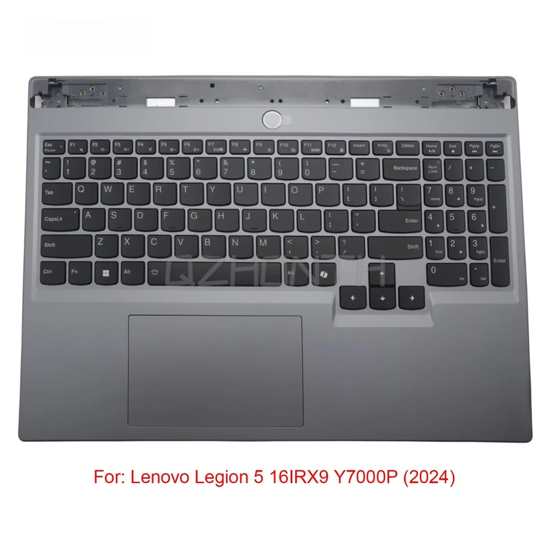 A+New For Lenovo Legion 5 16IRX9 Y7000P (2024) Palmrest w/ White Backlit Keyboard