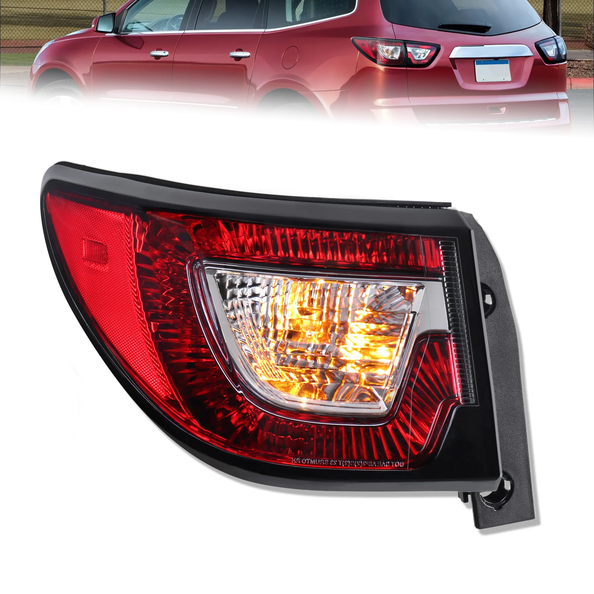 

1PC Left/Driver Side Tail Light Assembly For 2013-2017 Chevrolet Chevy Traverse