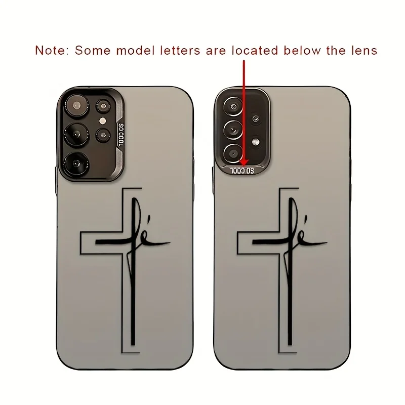 เคสโทรศัพท์ Cross creative เหมาะสำหรับ Samsung S25 24 23 22 21 20 Plus/Ultra/FE ป้องกันการตกกระแทกและกันแรงสั่นสะเทือน