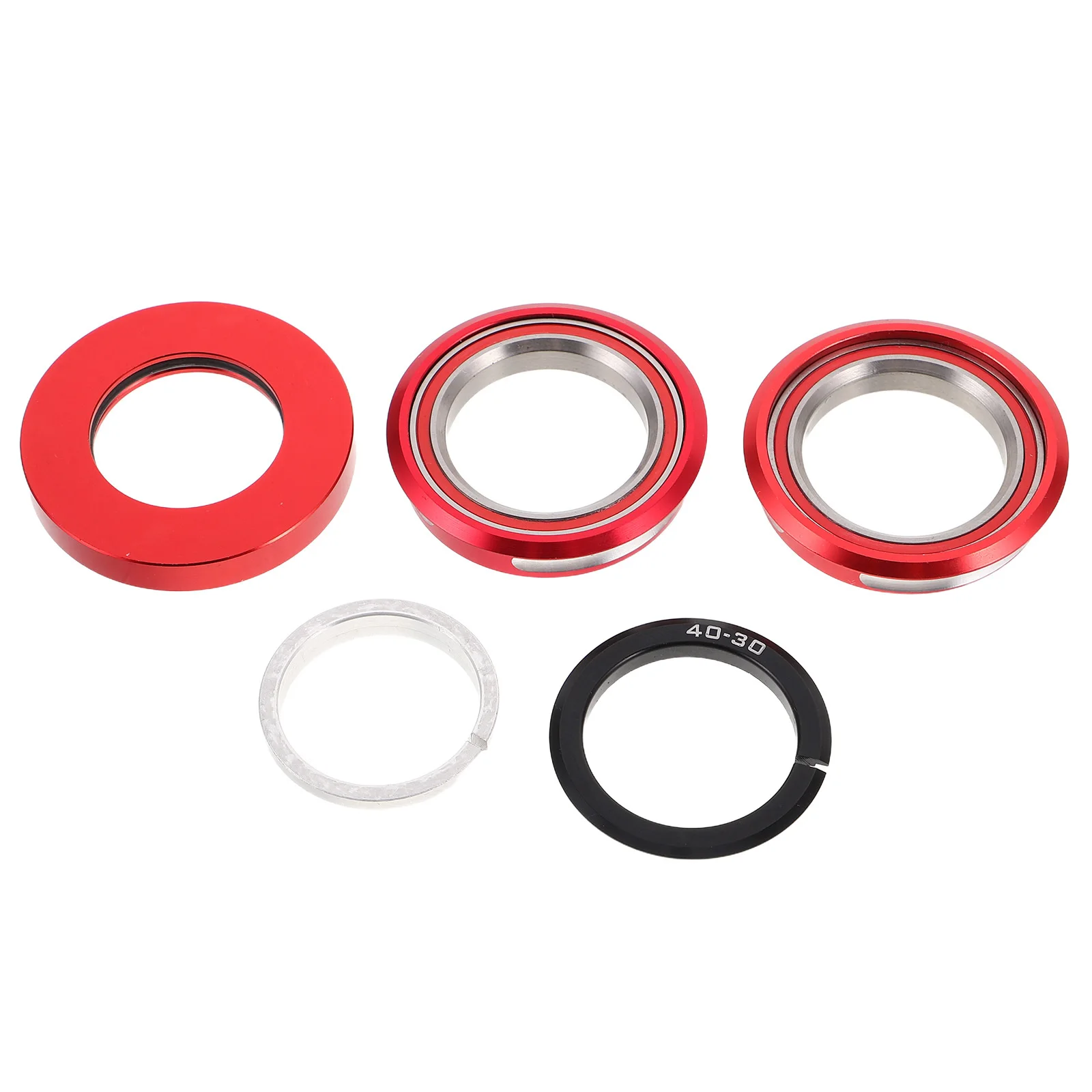 44mm Threadless Headset Folding Bicycle Aluminum Bearings Waterproof Shockproof Lightweight Durable Cycling Accessories