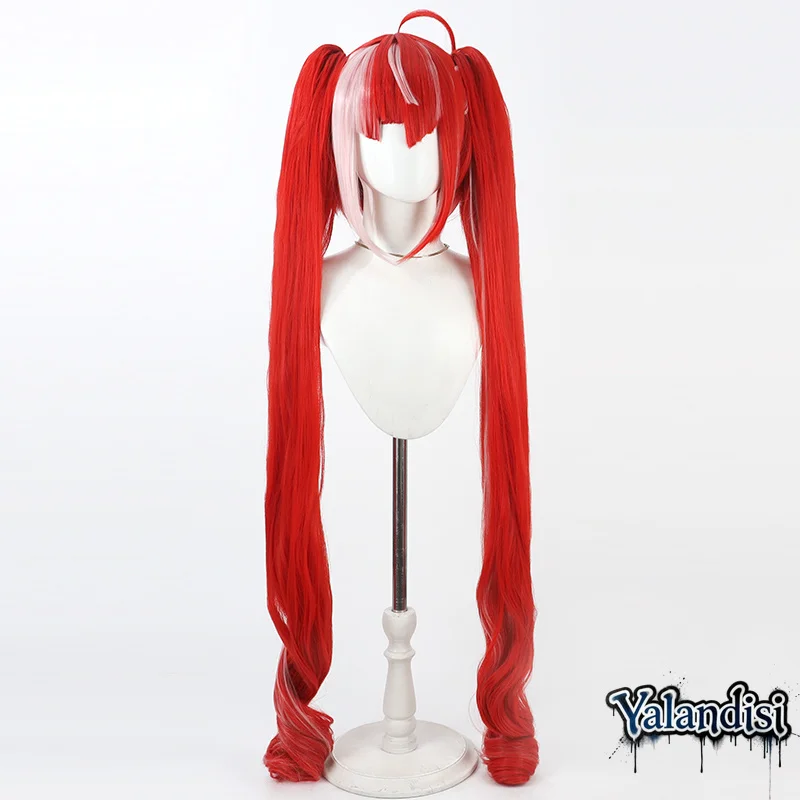 Yalandisi& NIJISANJI Virtual YouTube Kureiji Ollie Cos Cosplay Wig Halloween Carnival Party Prop Synthetic Hair Heat Resistant