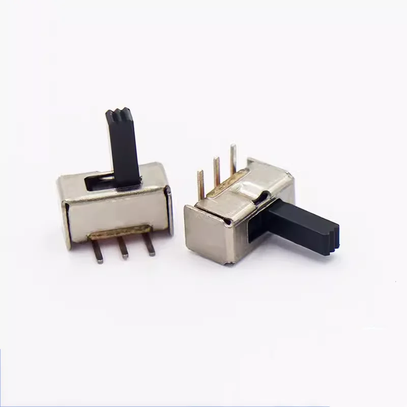 SS-12D13 Vertical Toggle switch Horizontal bent foot three foot two speed side bent Bluetooth speaker sliding switch