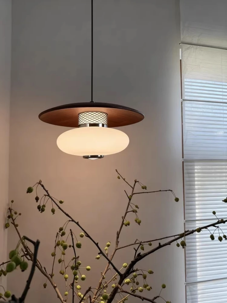 Mid ancient style gourd pendant lamp, Song's aesthetic bedroom bedside lamp, entrance bar hanging line lamp