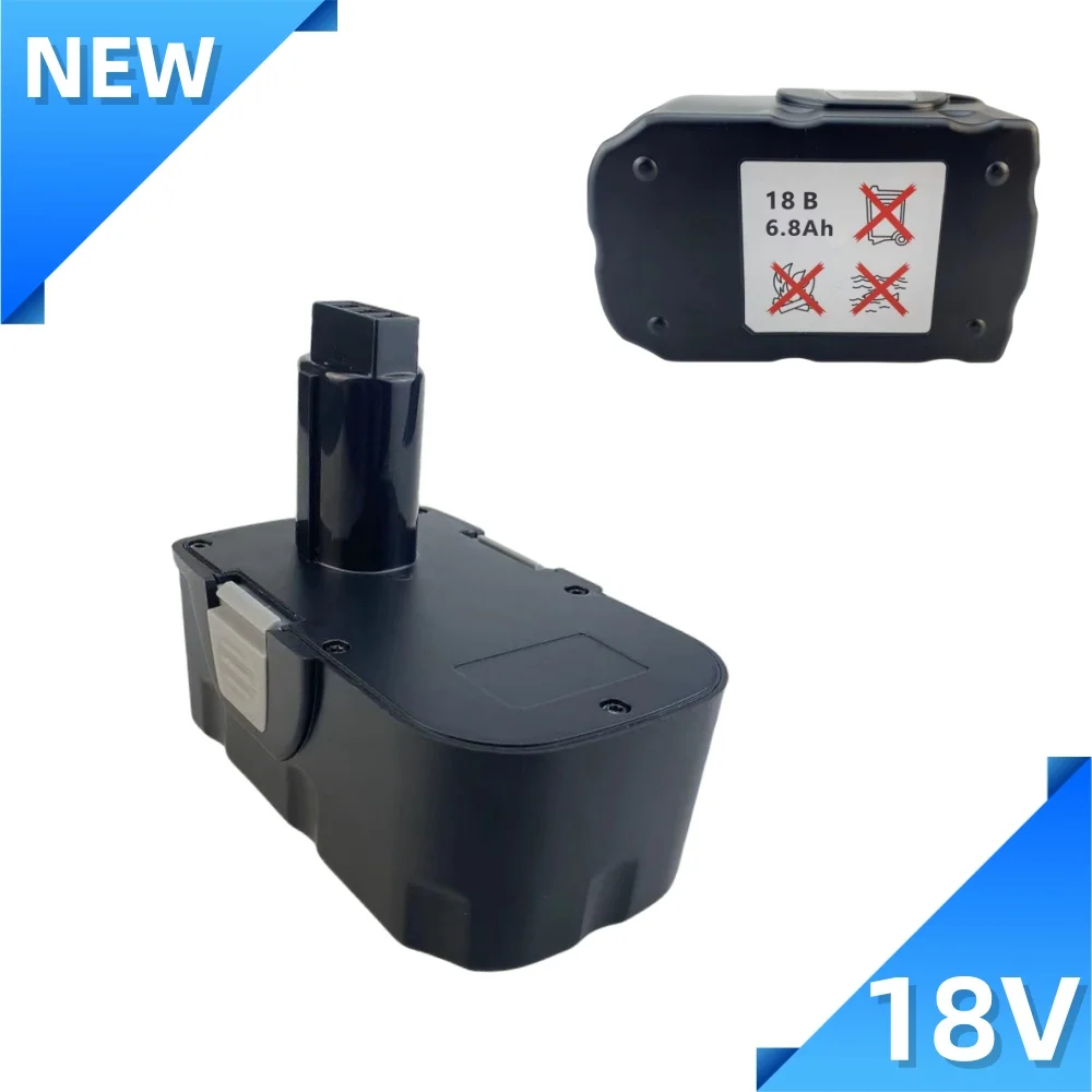 Ni-CD DA-18ER 전동 공구 교체용 충전식 배터리, Interskol 무선 스크루드라이버용, 18V H18, 6800mAh