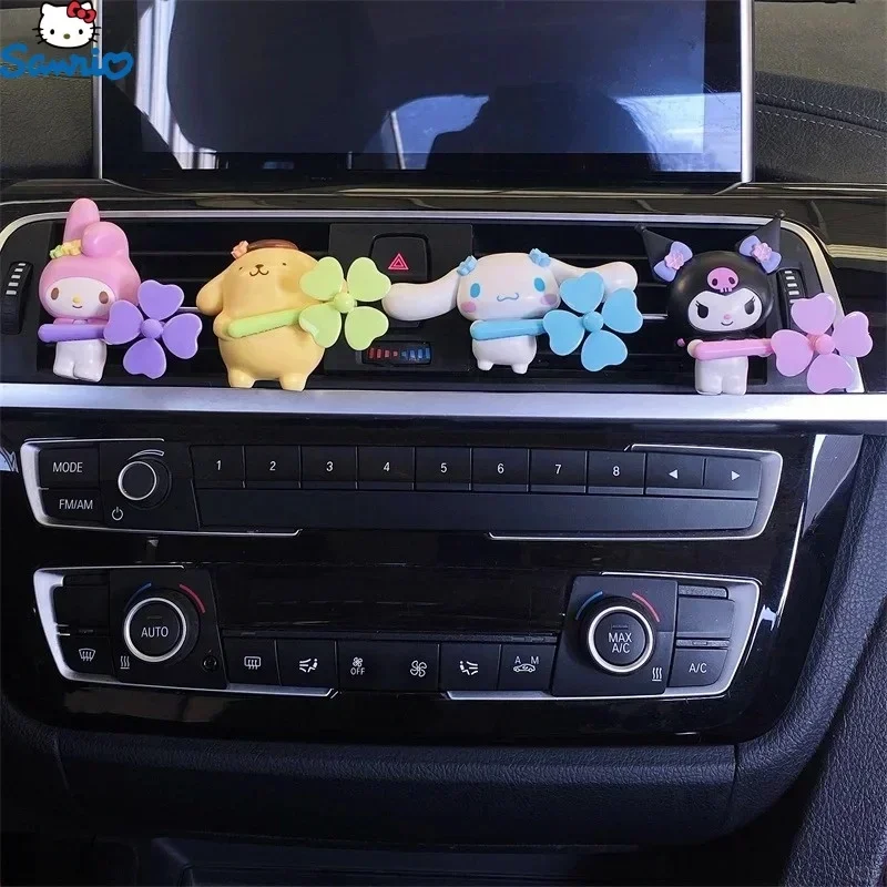 Original Sanrio meine Melodie Kuromi Auto Aroma therapie Klimaanlage Entlüftung Auto Dekoration Cinna moroll Auto Innendekoration