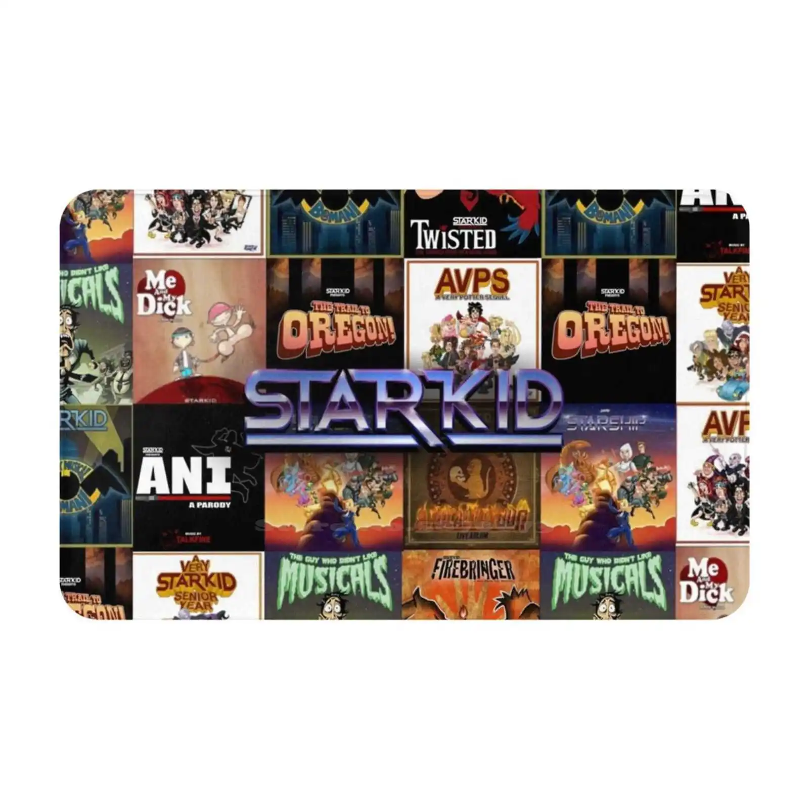 Starkid Musicals 3D Soft Non-Slip Mat Rug Carpet Foot Pad Team Starkid Starship Tgwdlm The Guy Who Didn T Like Musicals The