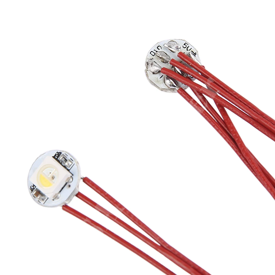 Voron 2.4 Trident NeoPixel RGBW Mini Button LED เครื่องพิมพ์3D DIY Vorton Stealthburner ชุดสายไฟ PTFE