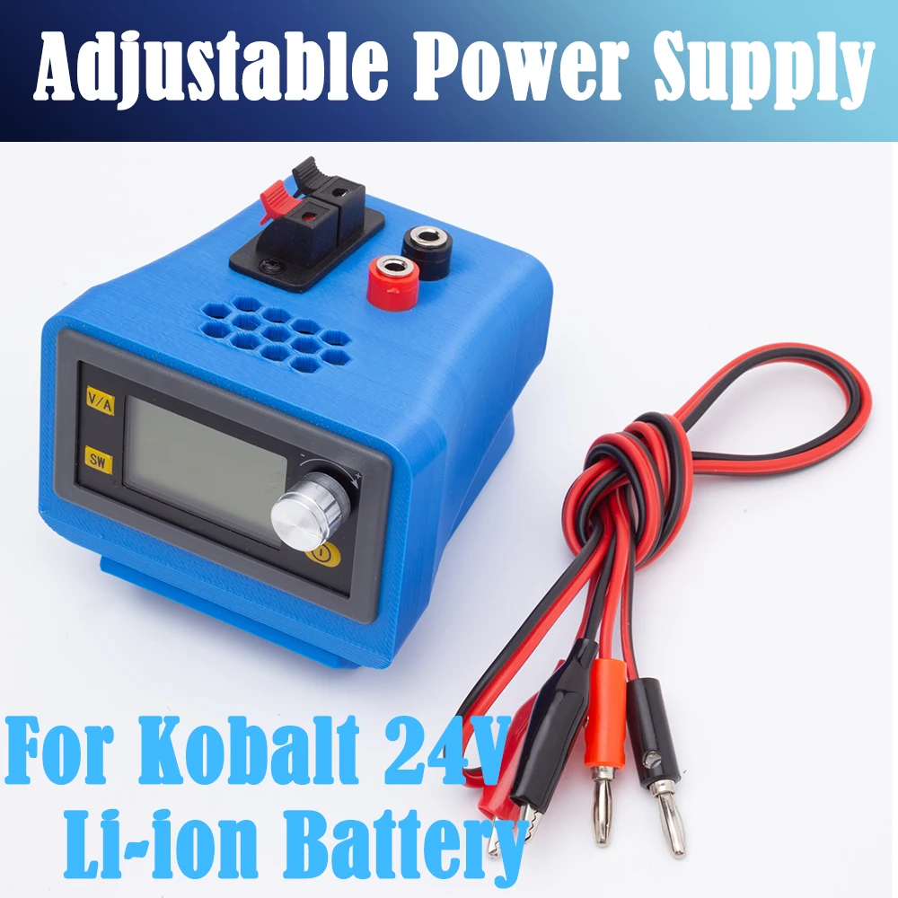 

Portable DC Voltage Stable Regulated Switching Power Supply Adjustable For Kobalt 24V Lithium Battery(NO Battery)