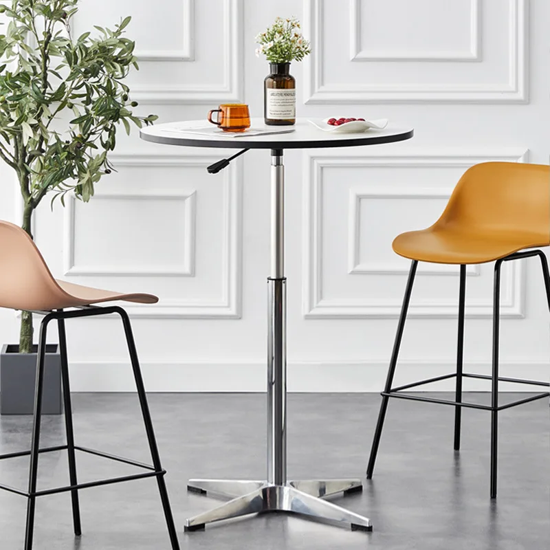 

Medieval style, simple, movable, dining table, household, small apartment, lift